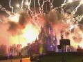 Грандиозный фейерверк на 20-летие Диснейленда