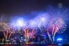 Новости Китая, без комментариев - Фейерверк в Гонконге Фейерверк в Гонконге