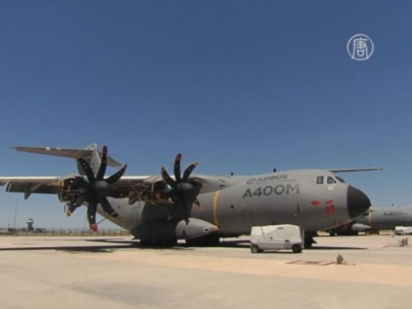 Акции компании Airbus падают после крушения военного самолета в Испании