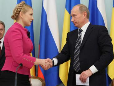 Путин и Тимошенко подписали контракт по поставке газа 2009