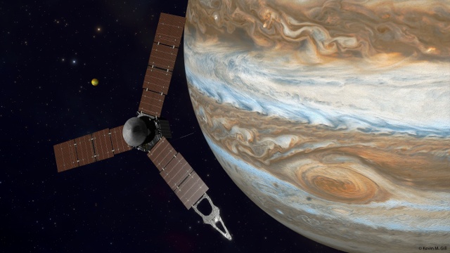 Зонд «Юнона» попытается выйти на орбиту Юпитера
