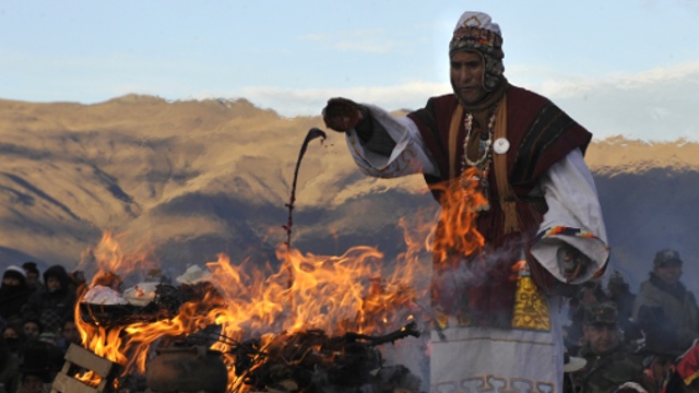 Боливийцы отпраздновали в Андах день Матери Земли