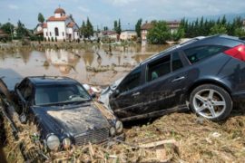 Наводнение в столице Македонии: более 20 погибших