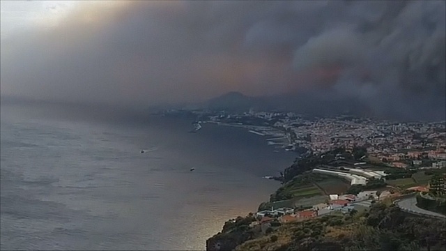 Лесной пожар добрался до столицы острова Мадейра