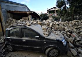 Сильное землетрясение в Италии, есть жертвы