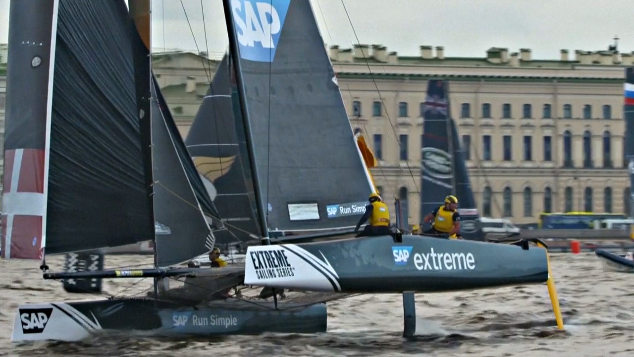 Санкт-Петербург: парусные гонки Extreme Sailing