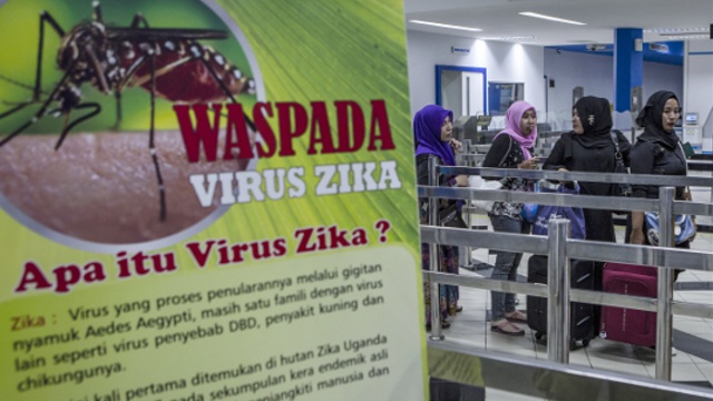 В аэропорту Джакарты защищаются от вируса Зика