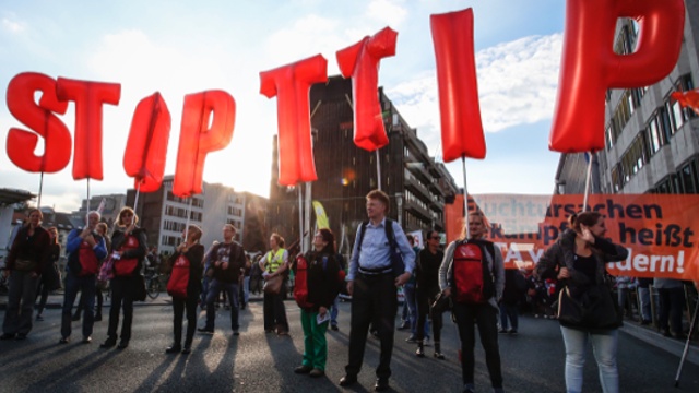 Брюссель: протест против зон свободной торговли