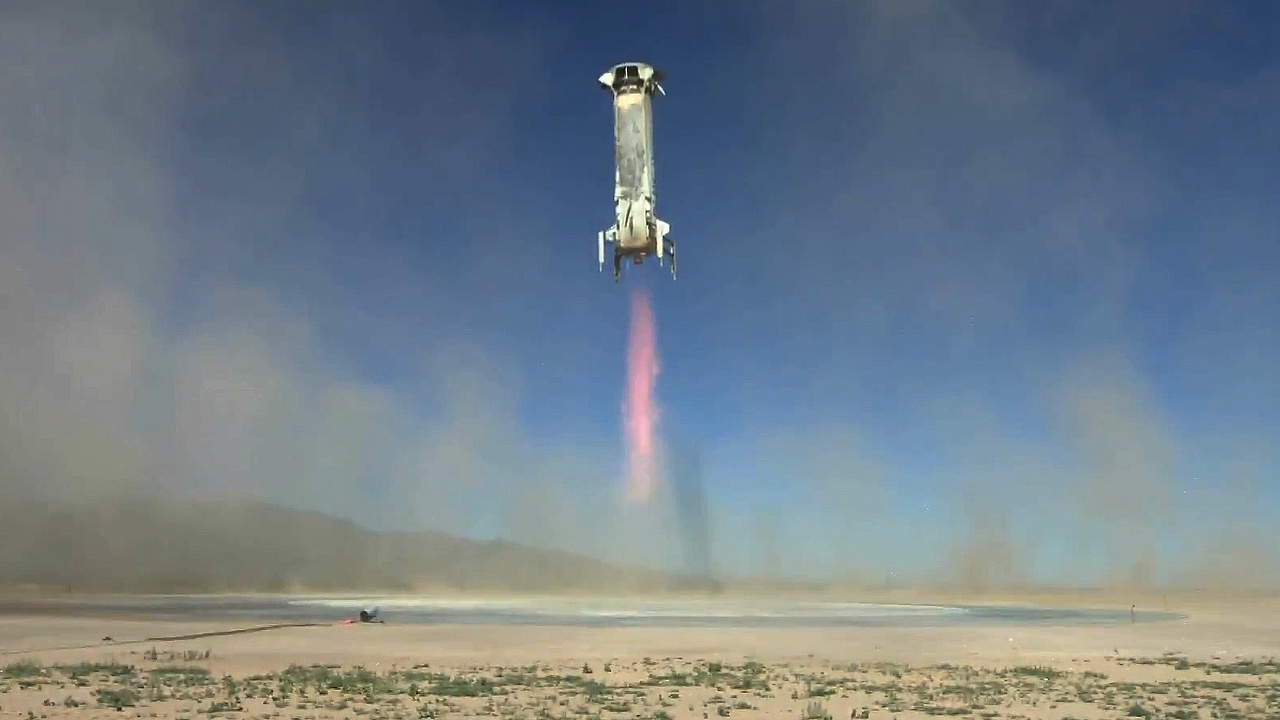 Blue Origin испытала капсулу для суборбитальных полётов