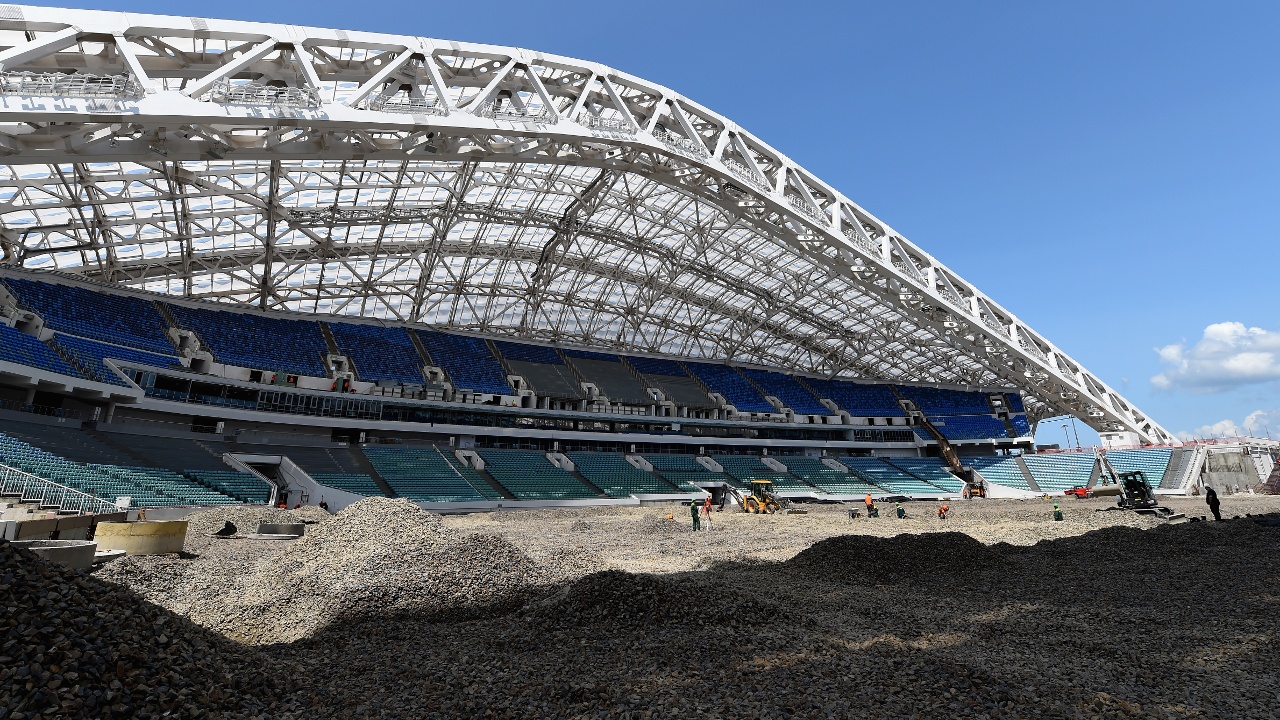 Олимпийский стадион в Сочи обновляют перед ЧМ-2018