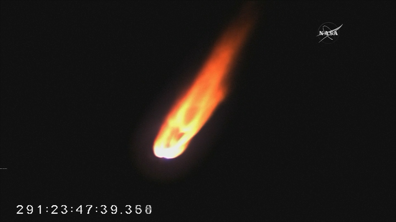 Ракета «Антарес» стартовала с космодрома Уоллопс в США