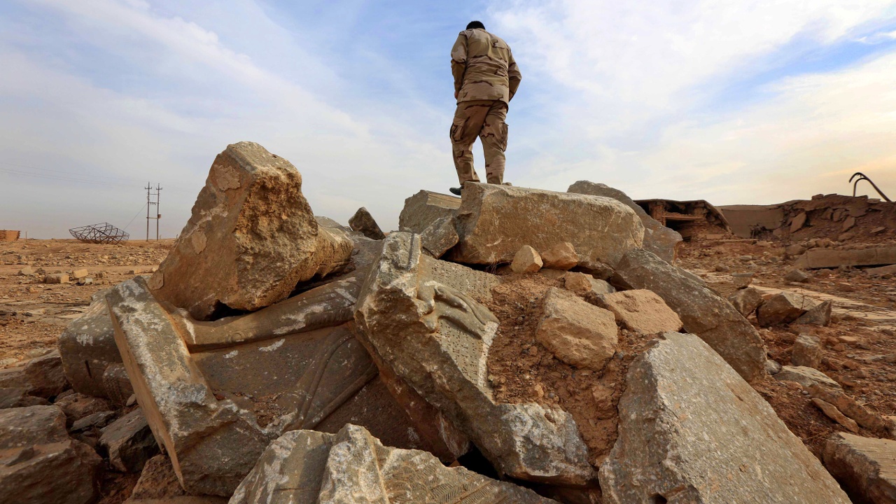 Освобождённый от ИГИЛ Нимруд — в руинах