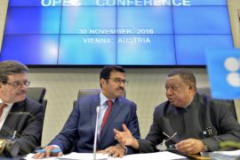 Страны ОПЕК договорились урезать добычу нефти
