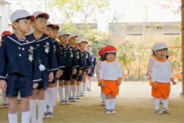 Довоенные ценности прививают в японском детском саду