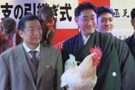 Япония: церемония передачи «власти» от Обезьяны Петуху