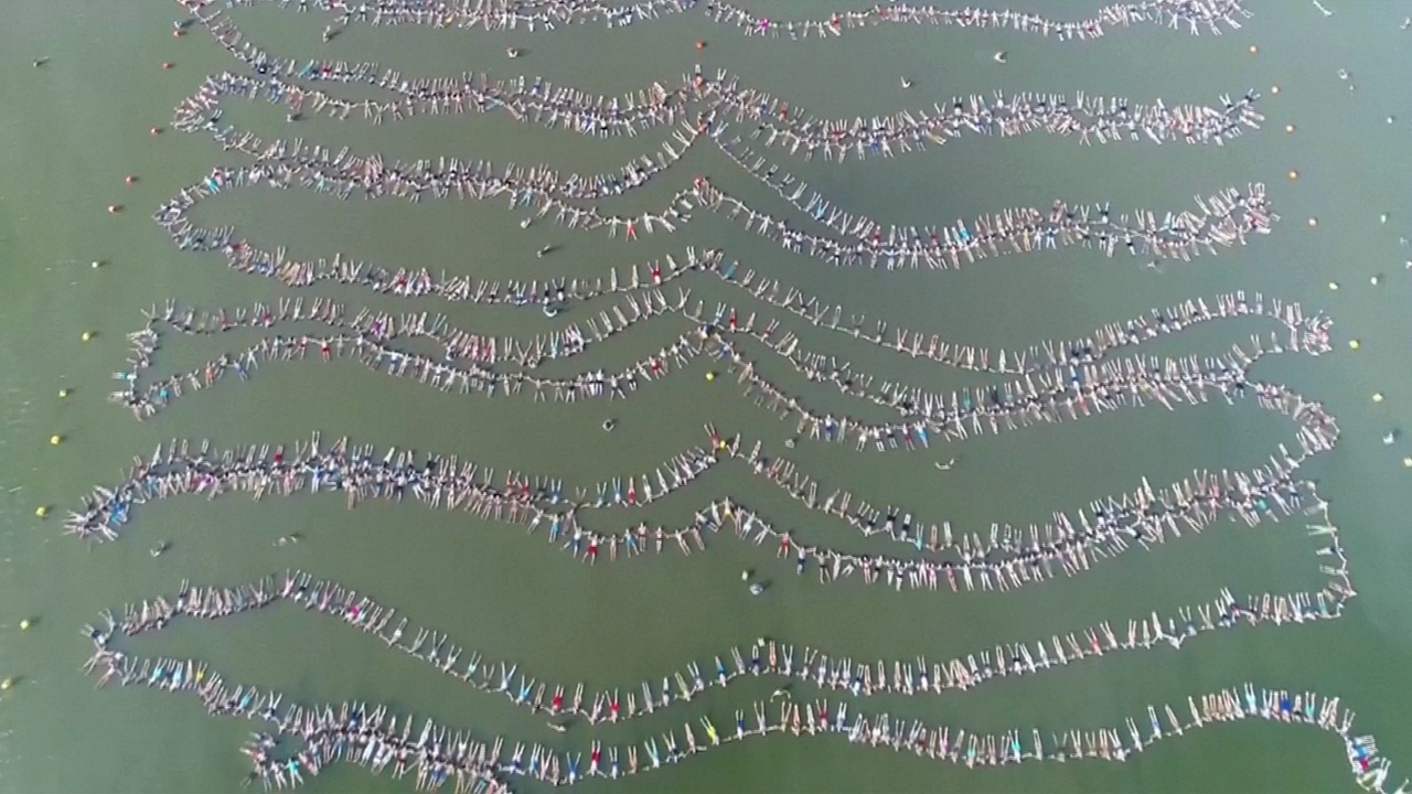 Плавающие аргентинцы установили мировой рекорд