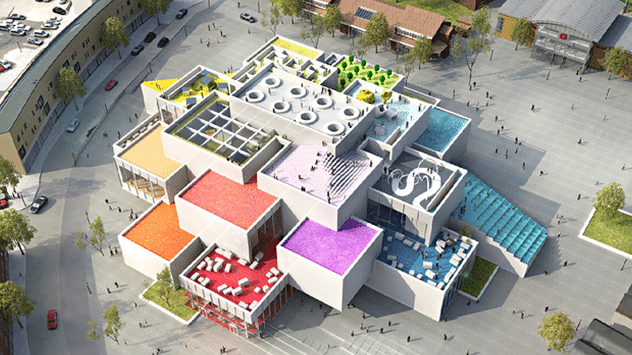 Огромный дом Lego откроется в Дании