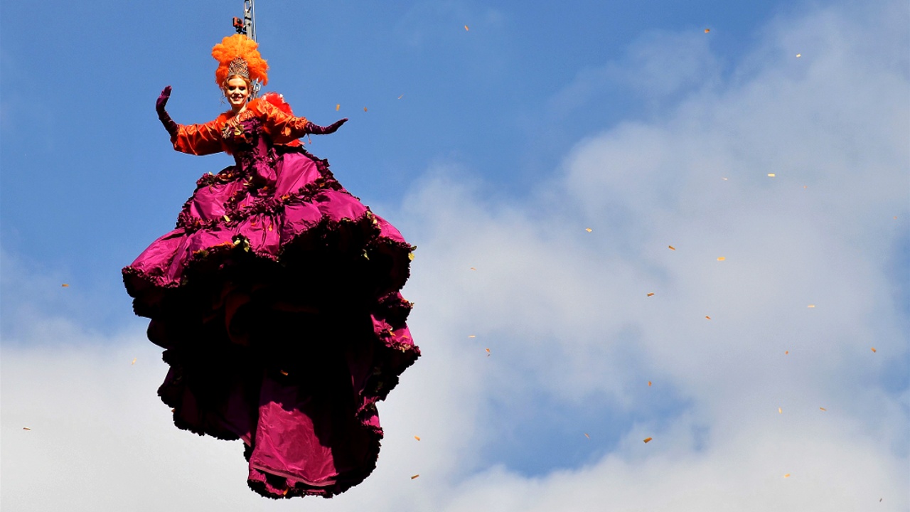 «Полёт ангела» украсил Венецианский карнавал