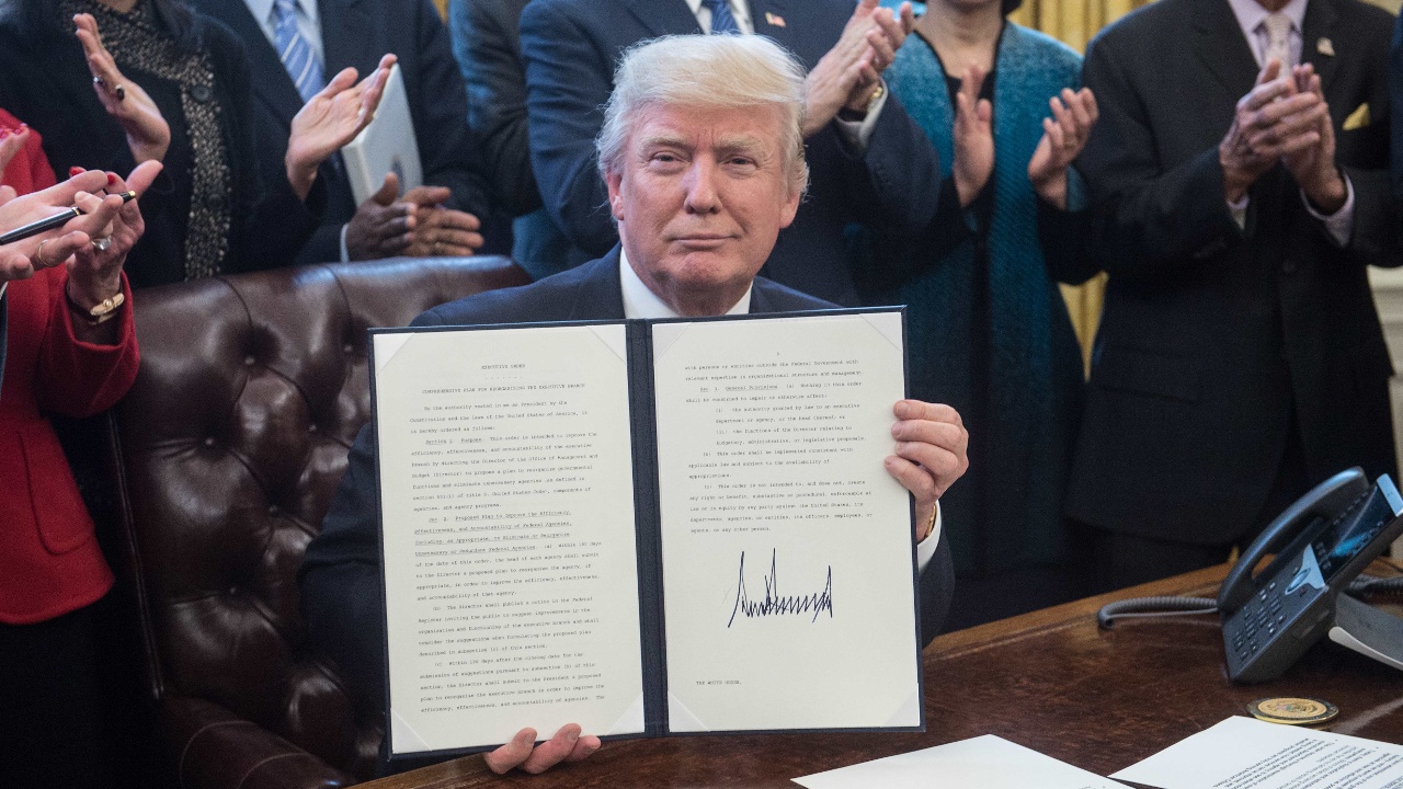 Трамп подписал указ о реорганизации работы правительства