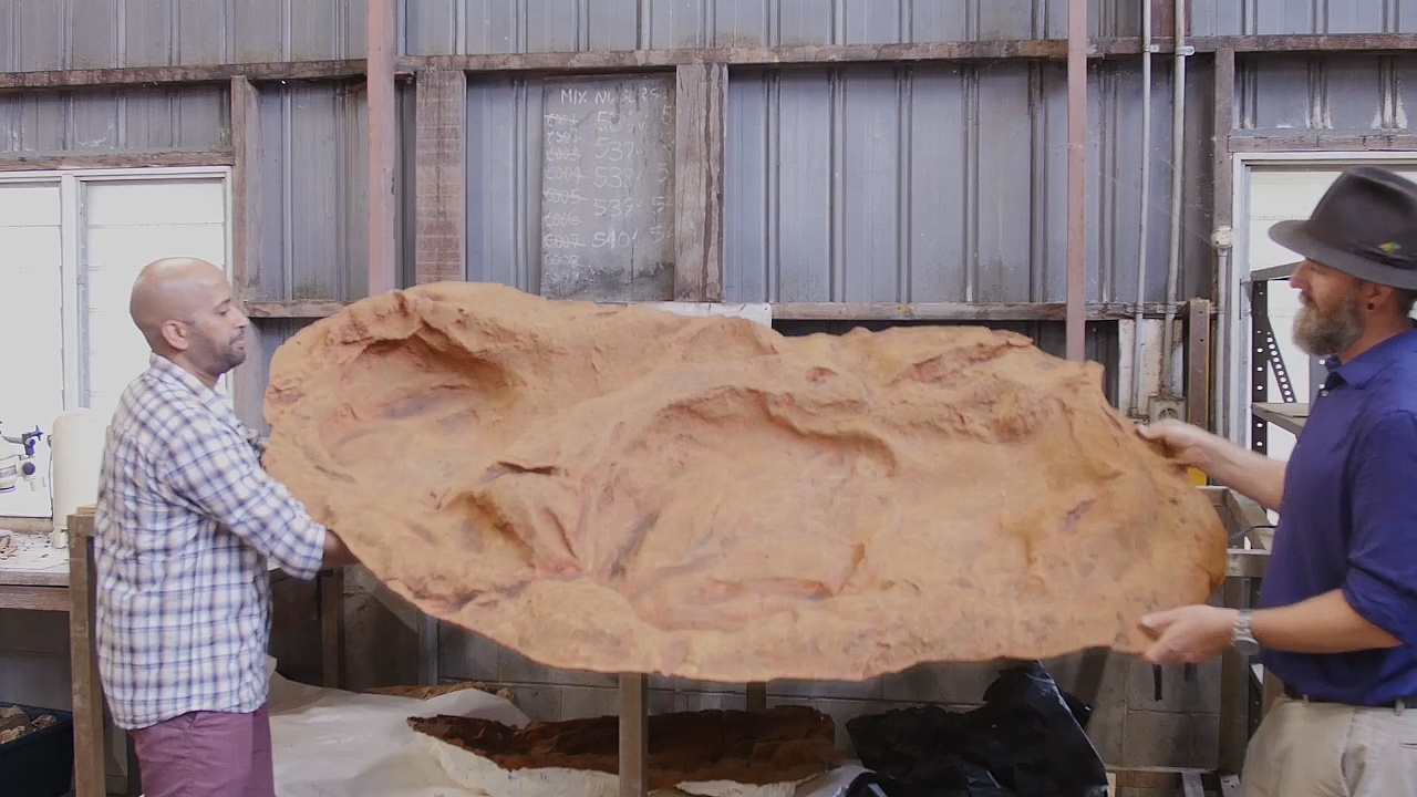 В Австралии нашли гигантский след динозавра