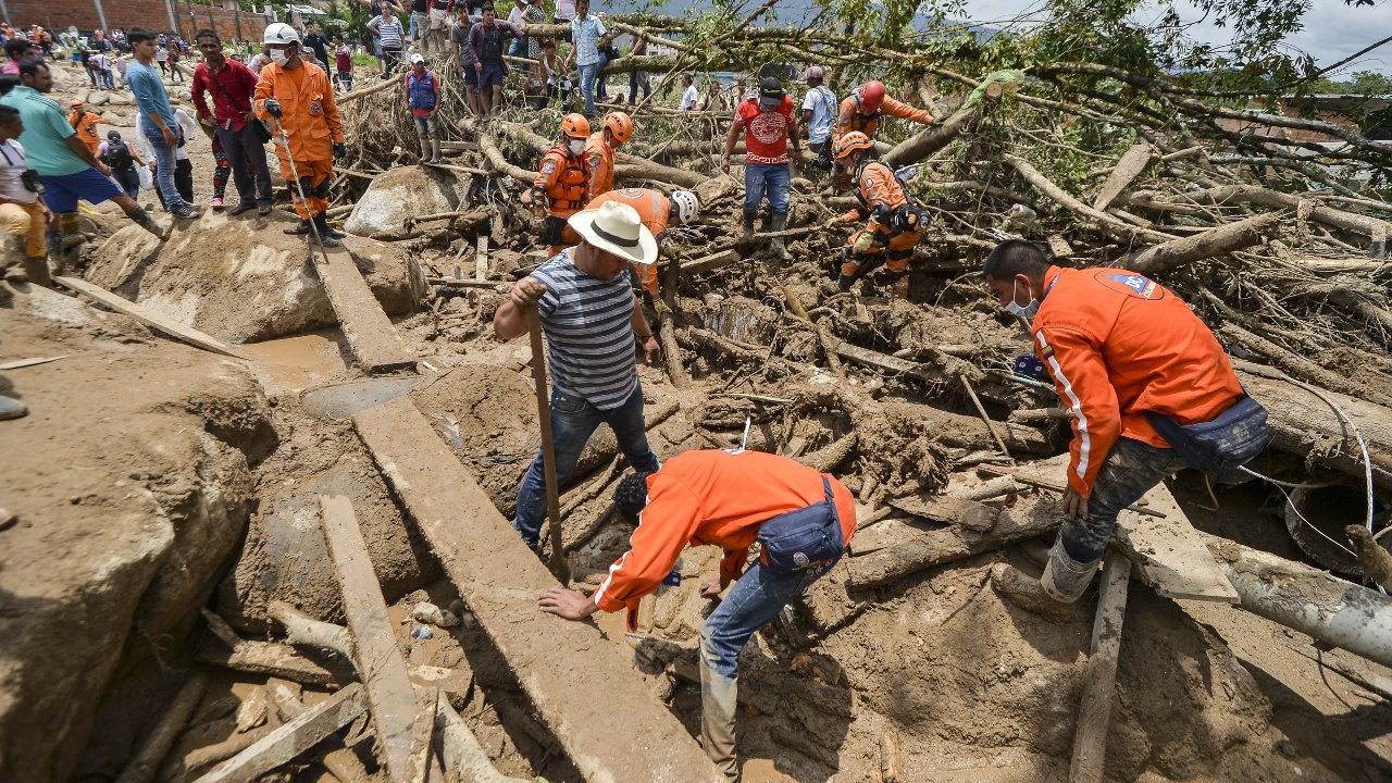 Селевой поток в Колумбии: более 250 погибших