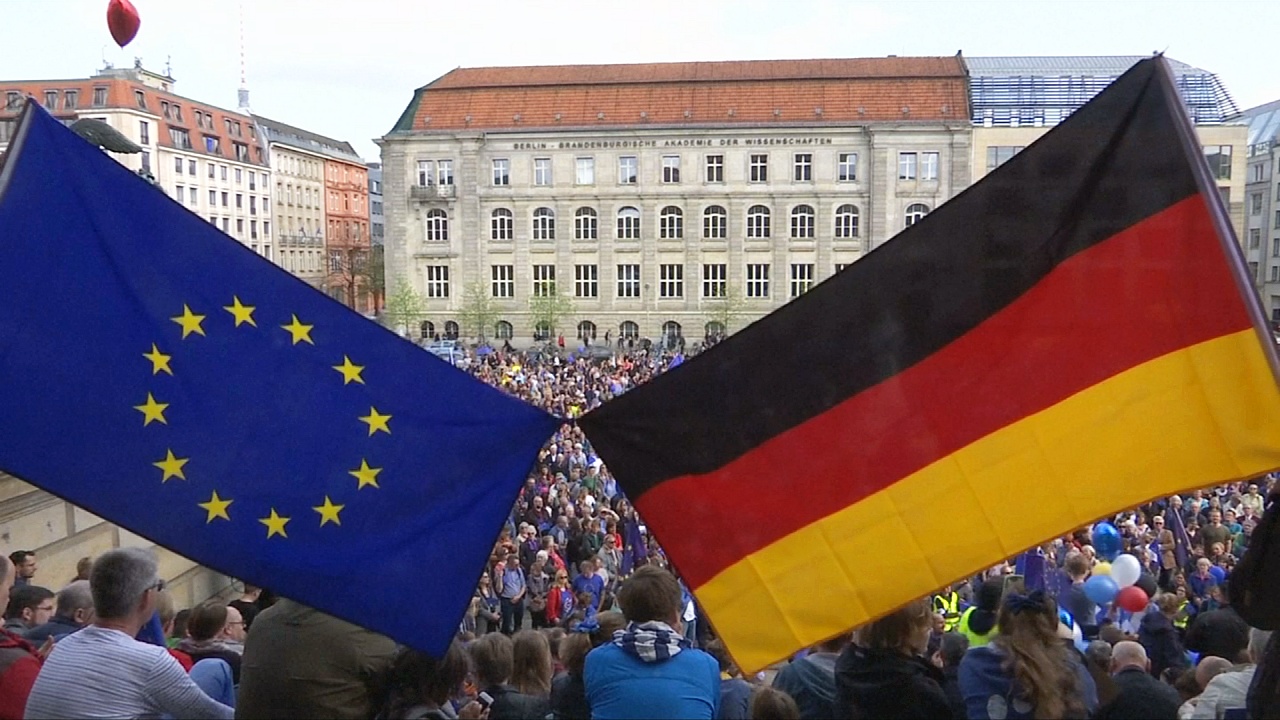 За единую Европу выступили тысячи граждан Германии