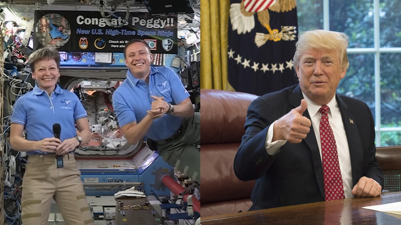 Трамп поздравил астронавтку НАСА с рекордом