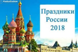Самые любимые и популярные праздники в России