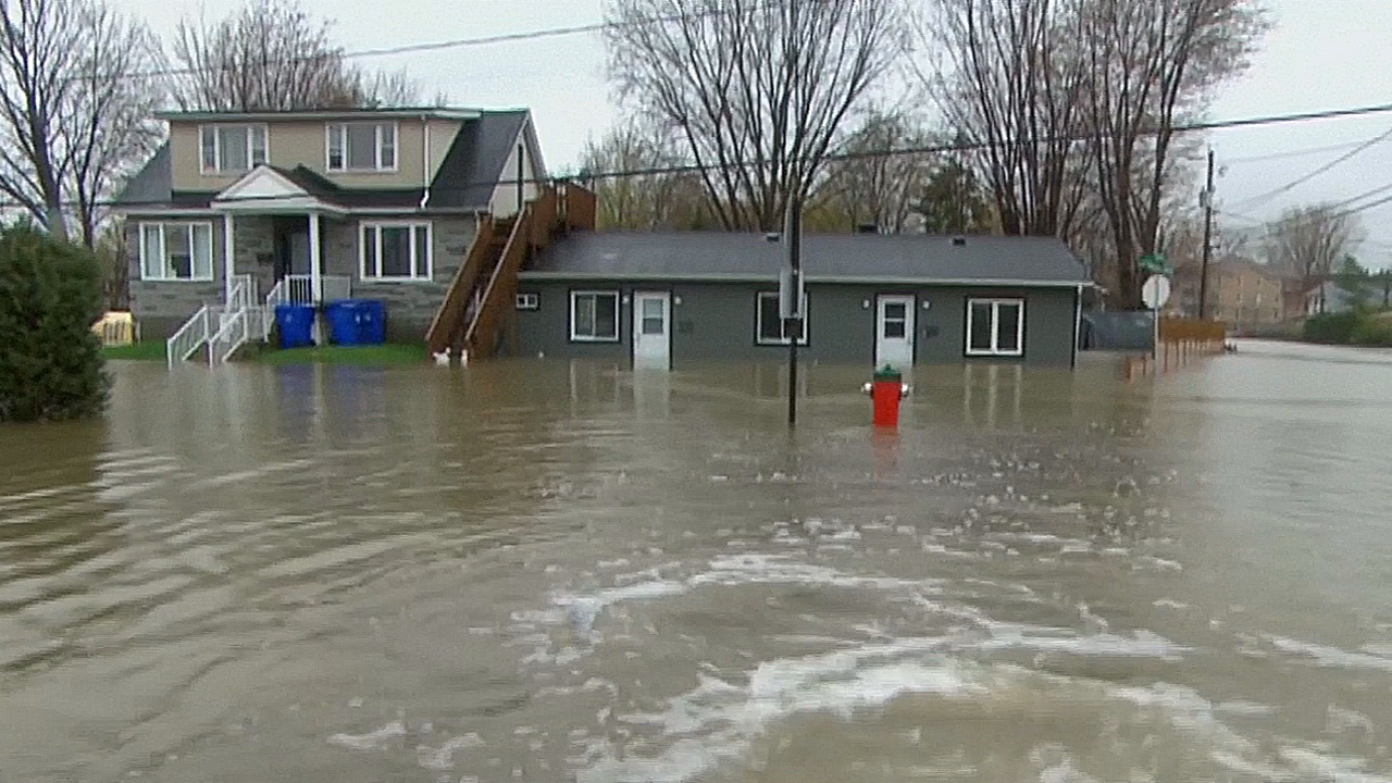 В канадской провинции Квебек — историческое наводнение