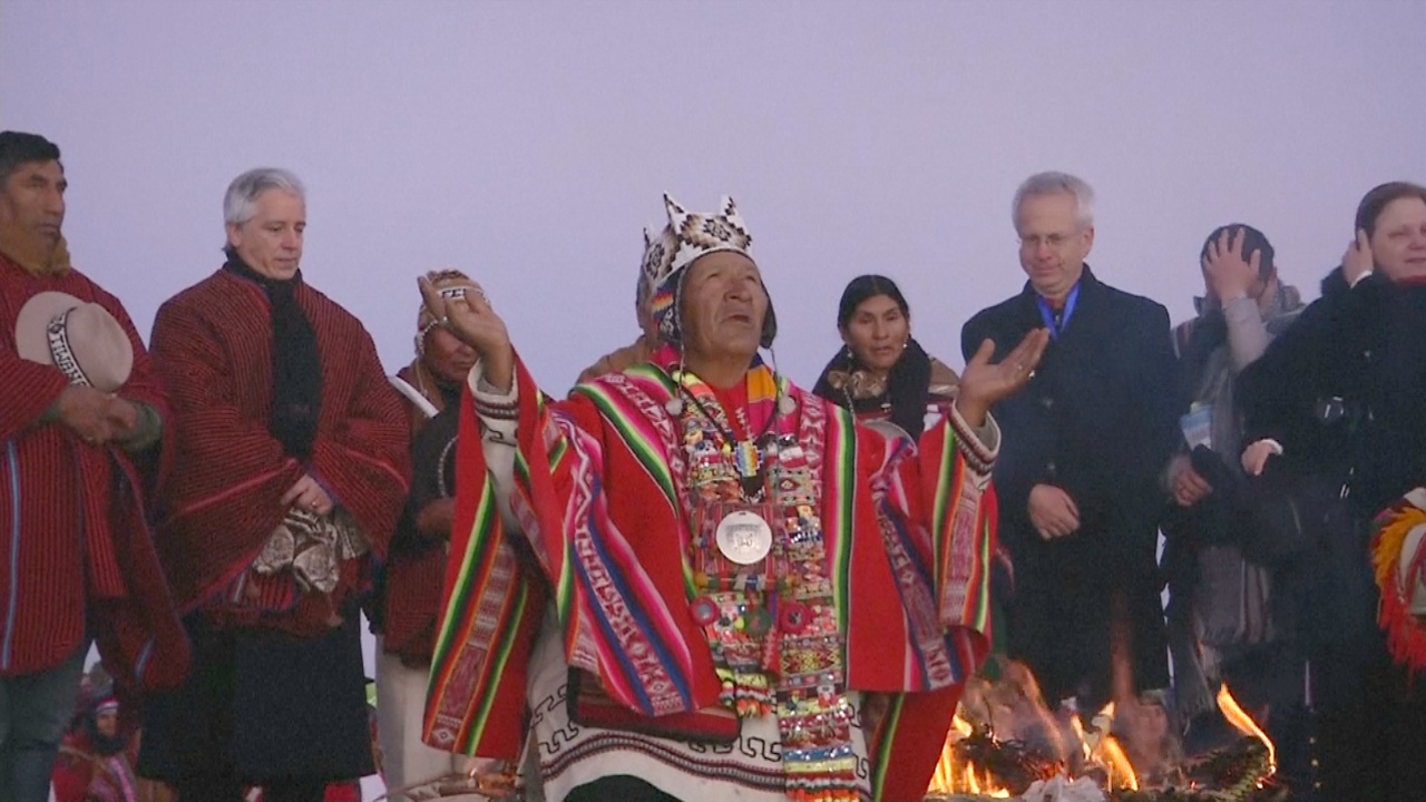 5525 аймарский Новый год встретили в Боливии
