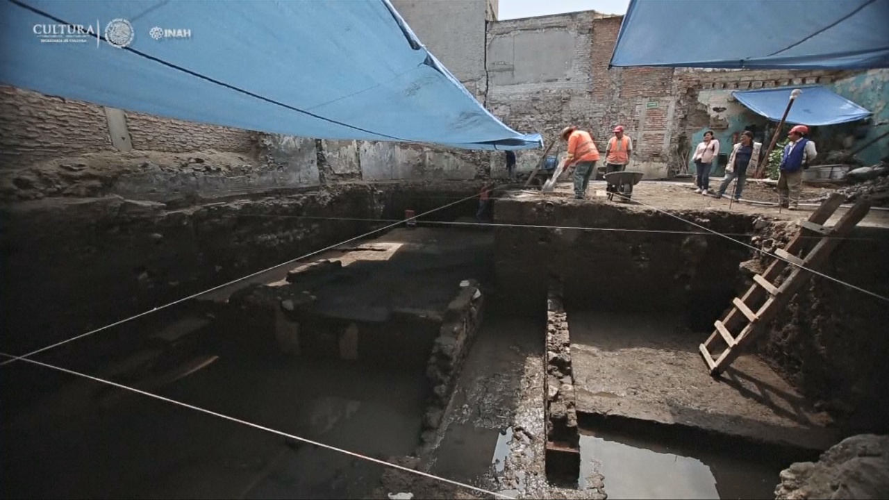 В Мехико обнаружили руины дома знатных ацтеков