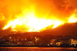 Лесные пожары охватили Черногорию и Хорватию