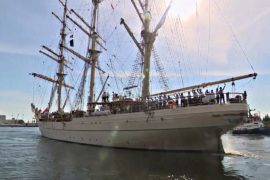 Парусники-участники регаты Tall Ship Races покинули порт Щецина