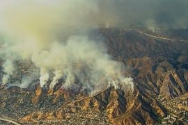 В Лос-Анджелесе тушат сильнейший лесной пожар