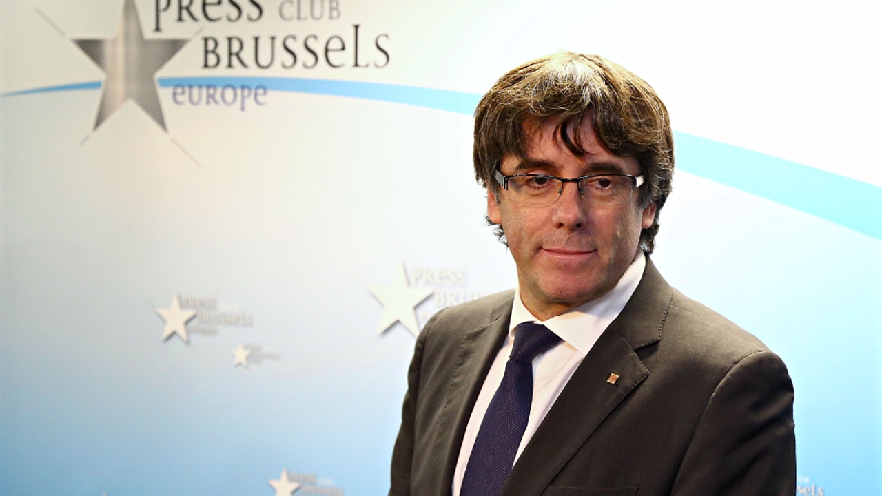 Отстранённый президент Каталонии сделал заявление в Брюсселе