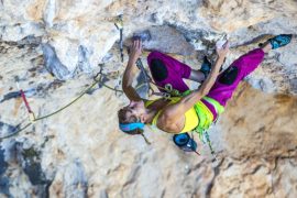 Австрийская скалолазка первой среди женщин прошла сложный маршрут 9b