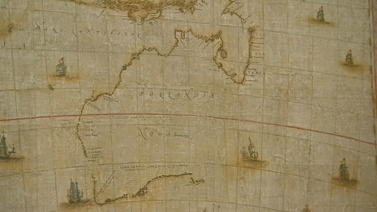 В Австралии показали редкую карту XVII века