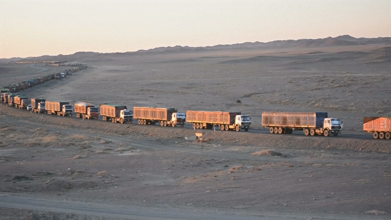 Очереди на границе угрожают угольной промышленности Монголии