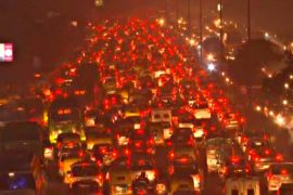 Нью-Дели парализовала огромная автомобильная пробка