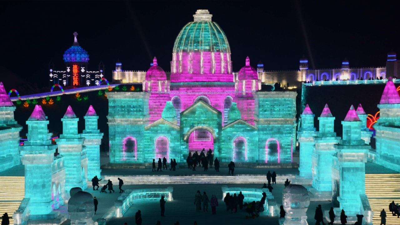 Фестиваль льда в Харбине: 80 гектаров зимней сказки