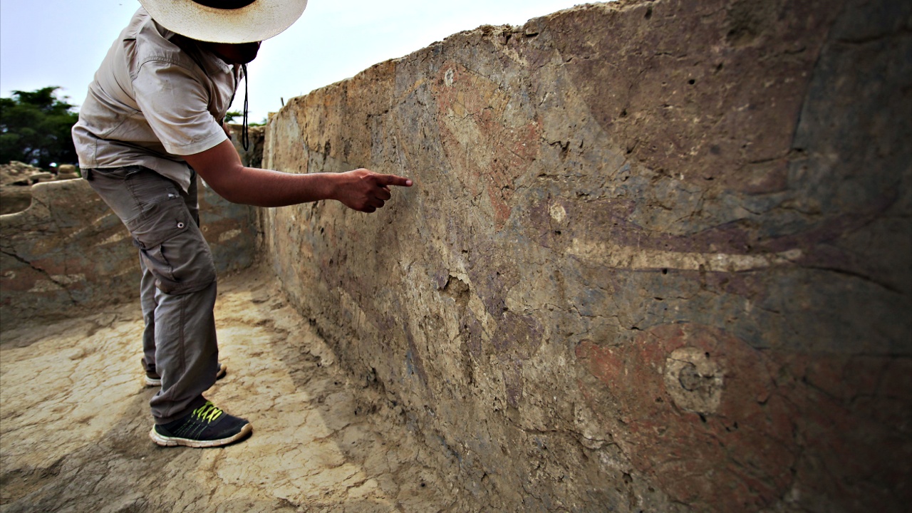 Руины церемониального зала эпохи культуры мочика нашли в Перу