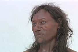 Лицо человека, жившего 10 000 лет назад, показали в Лондоне