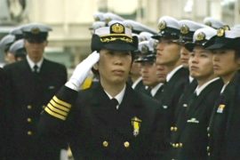 В Японии женщина впервые возглавила группу боевых кораблей