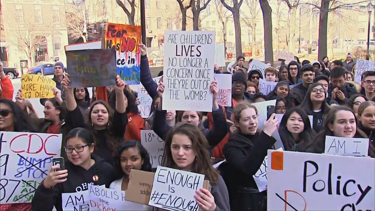 Школьники в США ушли с уроков на общенациональный протест против продажи оружия