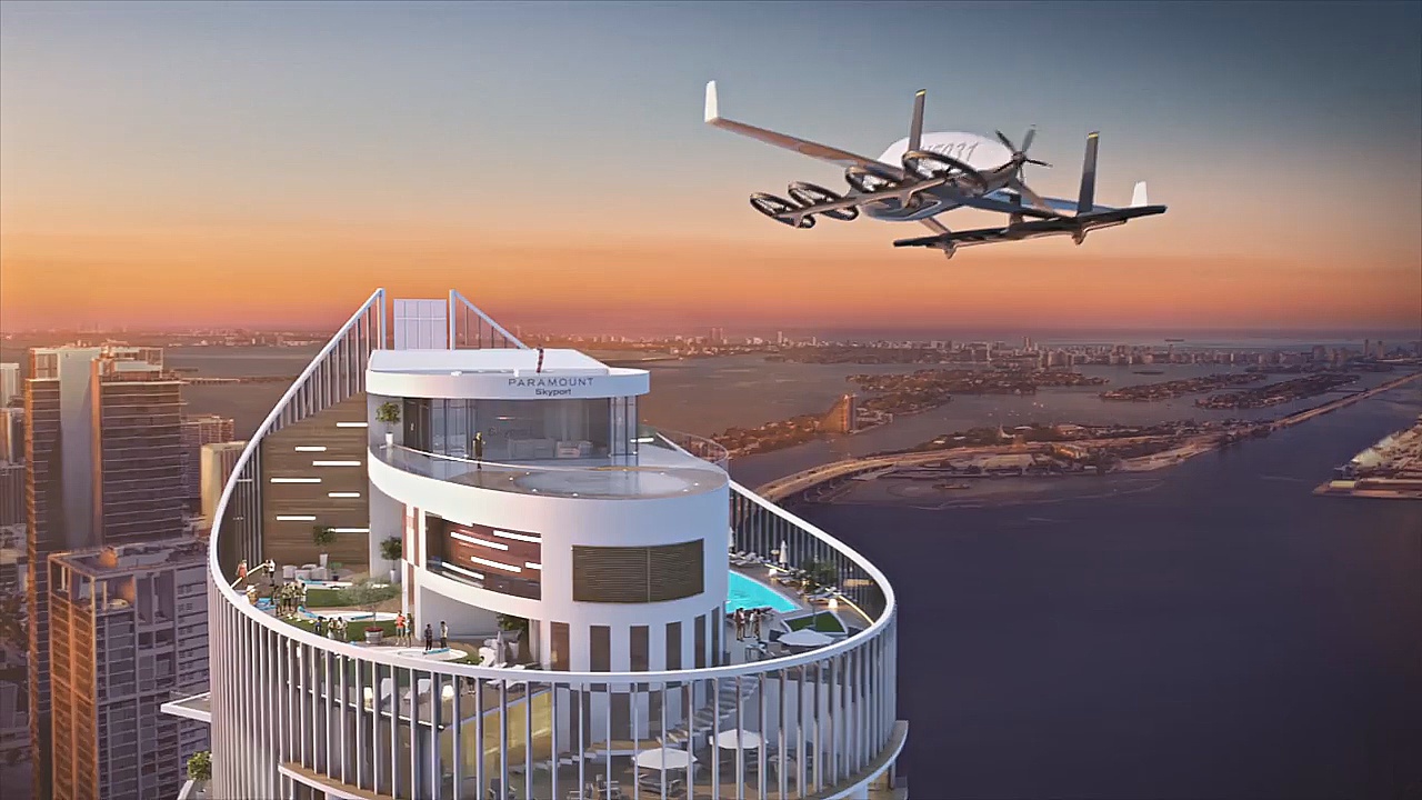 На небоскрёбе в Майами построят посадочную площадку для летающих авто