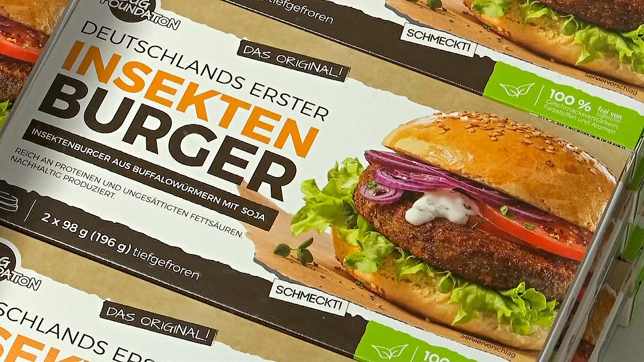 Гамбургеры с котлетами из насекомых появились в немецком магазине