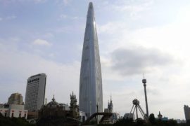 Бегуны покорили самый высокий небоскрёб Южной Кореи