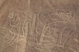 Танцующие женщина и обезьяна: в Перу нашли новые геоглифы