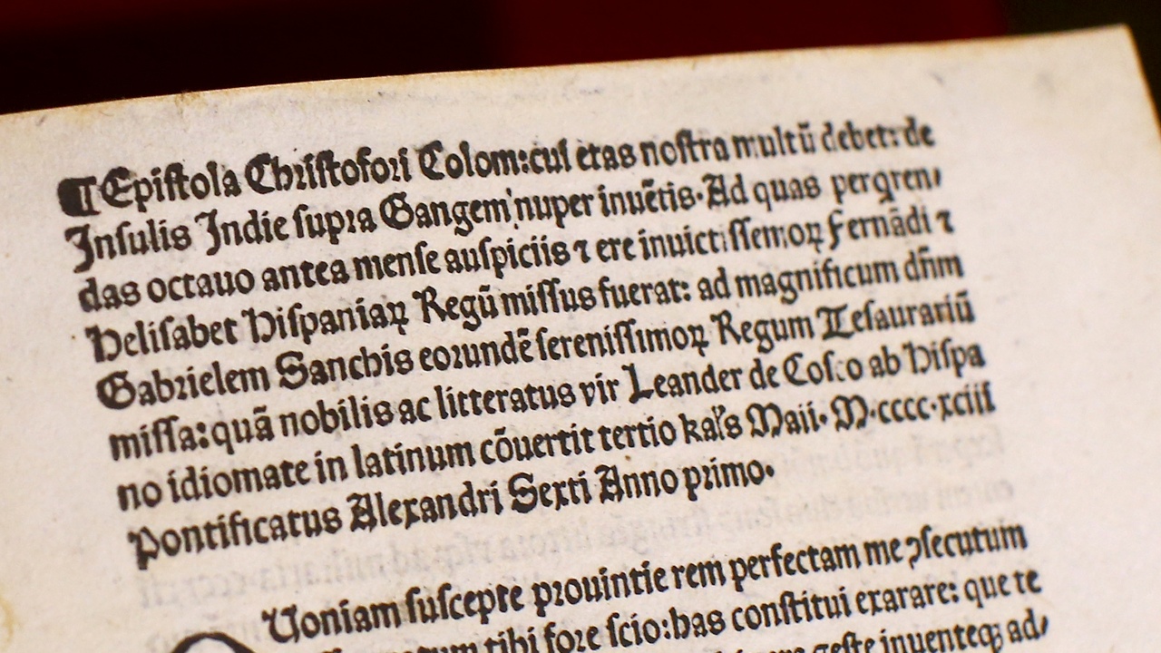 Похищенную копию письма Христофора Колумба вернули в Ватикан