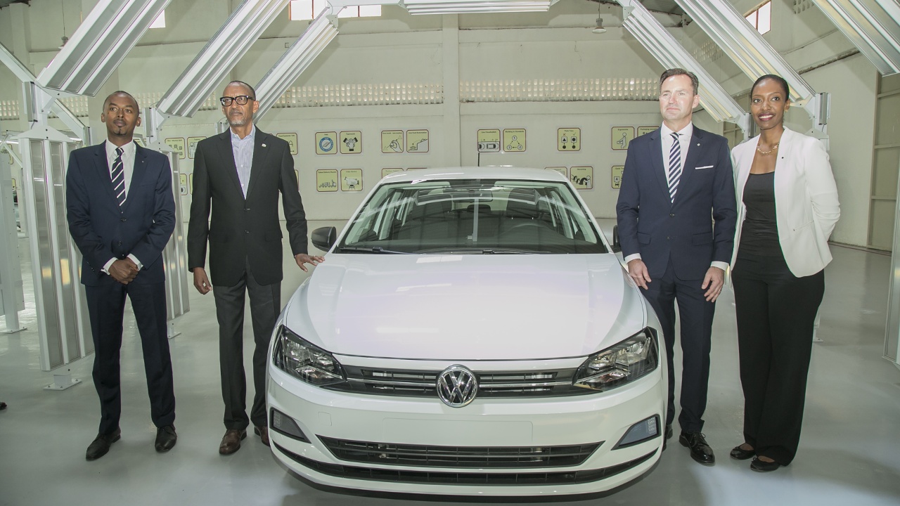 В Руанде с конвейера завода Volkswagen сошёл первый автомобиль